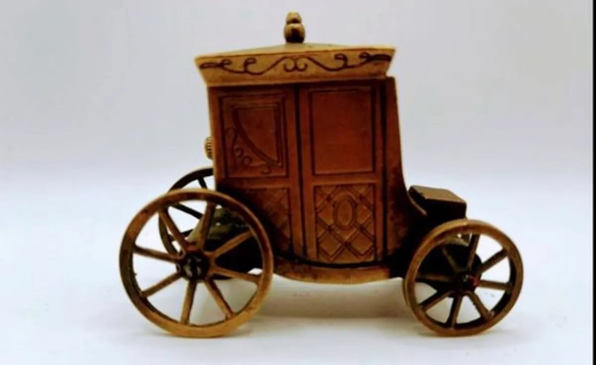 Antique bronze clock - Image 2