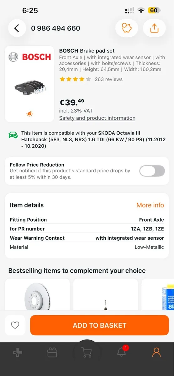 Bosch Brake disks & pads - Image 2