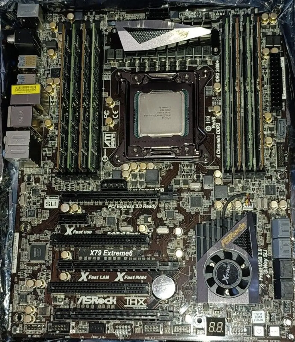 128GB RAM - Intel X79 - Xeon E5-2690v2 10 Core - Asrock Extreme 6 - - Image 1