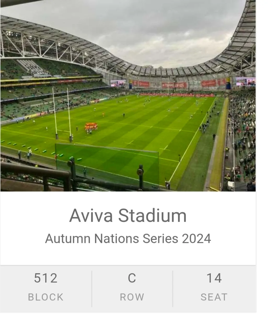 Ire tickets x 4 - Image 3