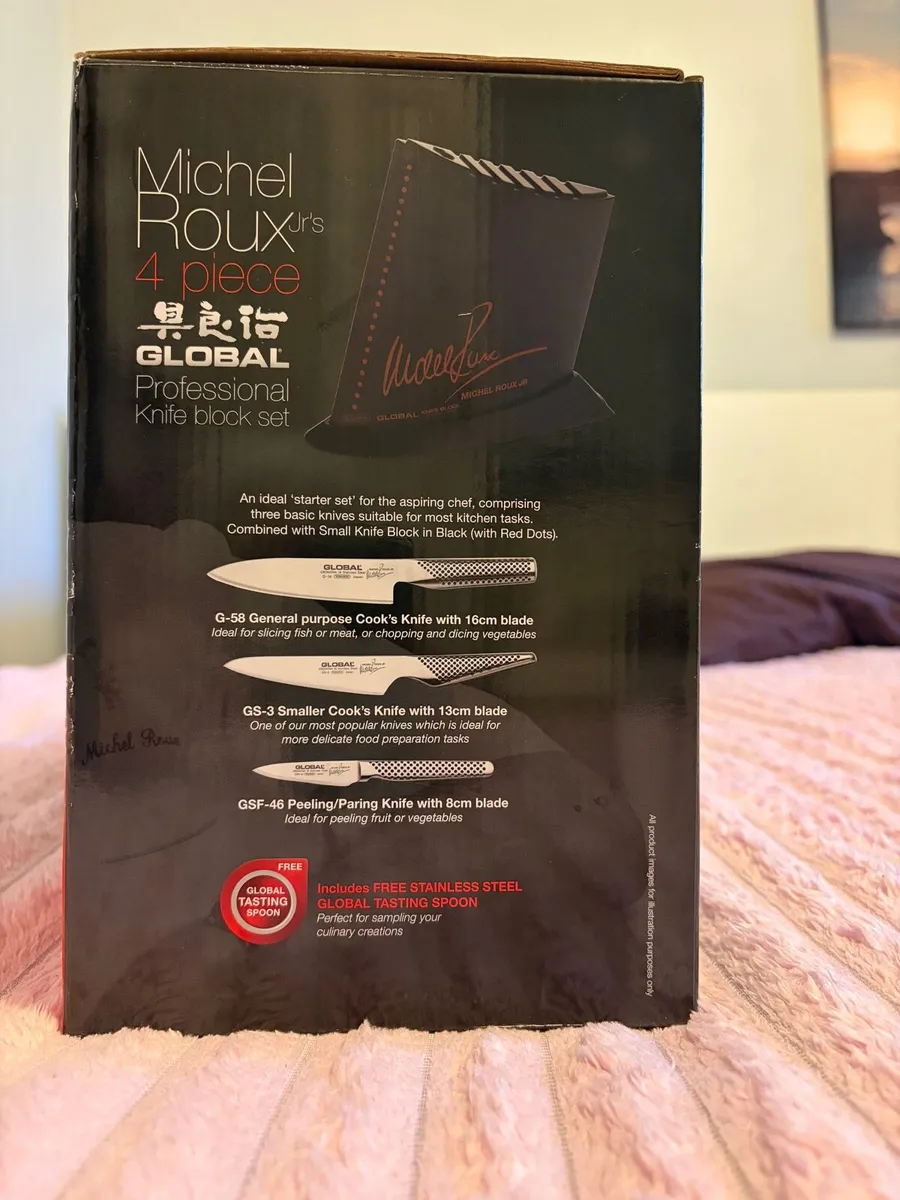 NEW Global Knife Set Michel Roux Jr – 4 Piece - Image 1