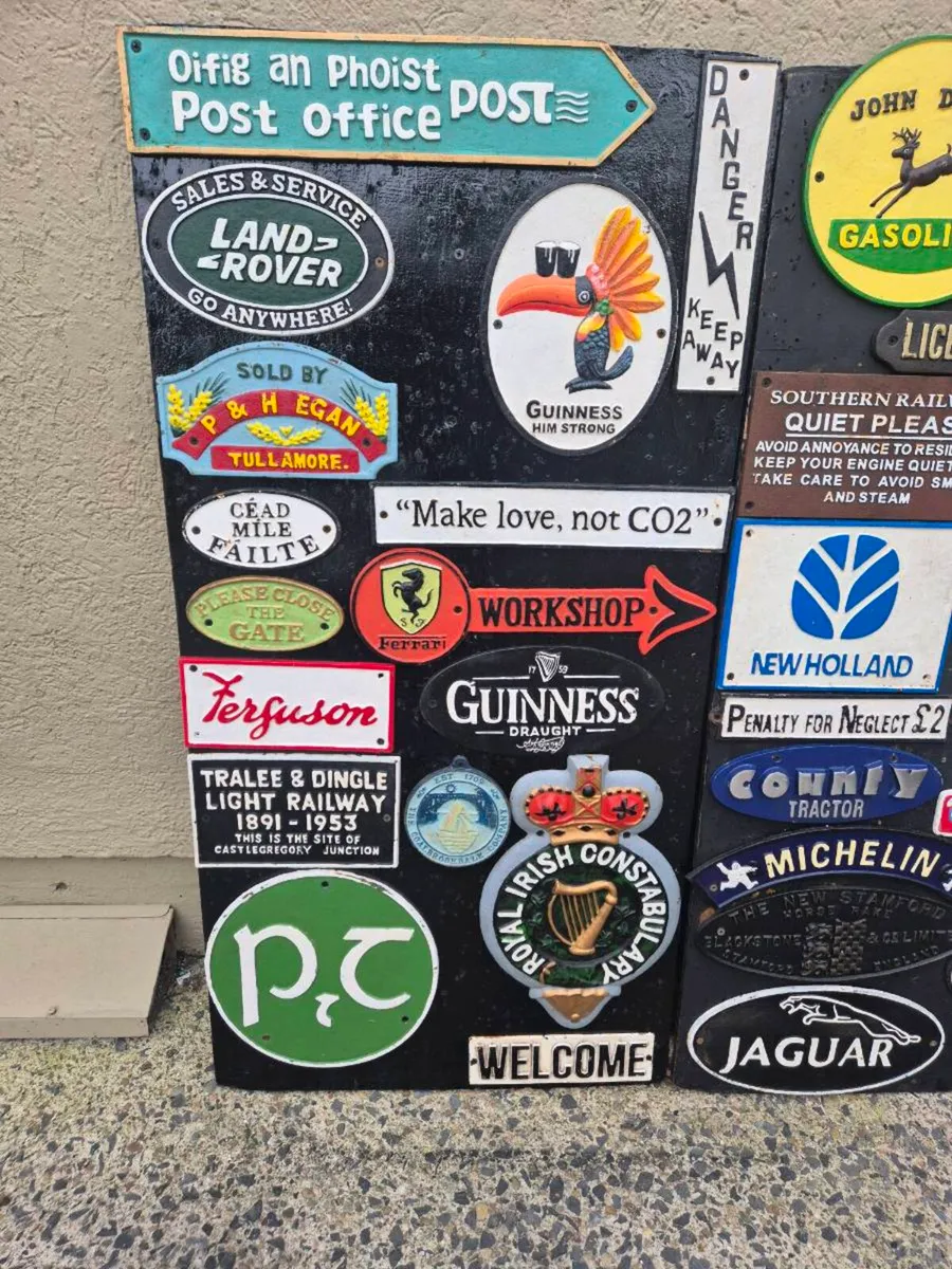 Cast iron sign - Image 4