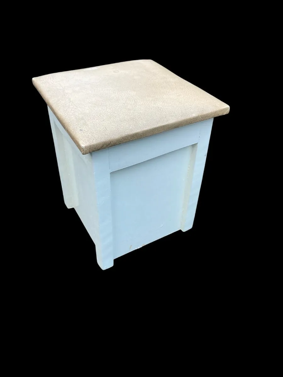Vintage Linen Box / Ottoman / Storage Cabinet - Image 1
