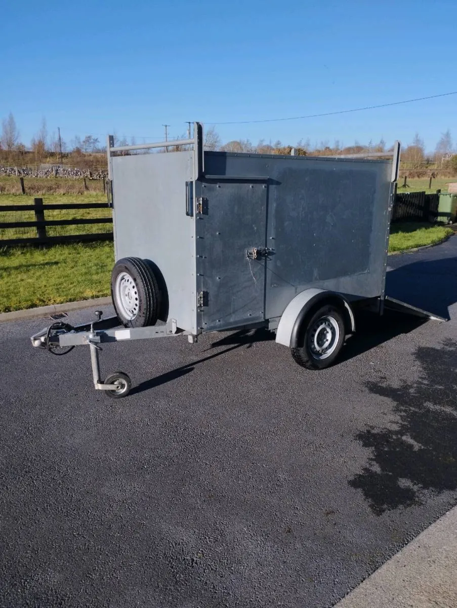 Broniss Galvanised Box Trailer - Image 1