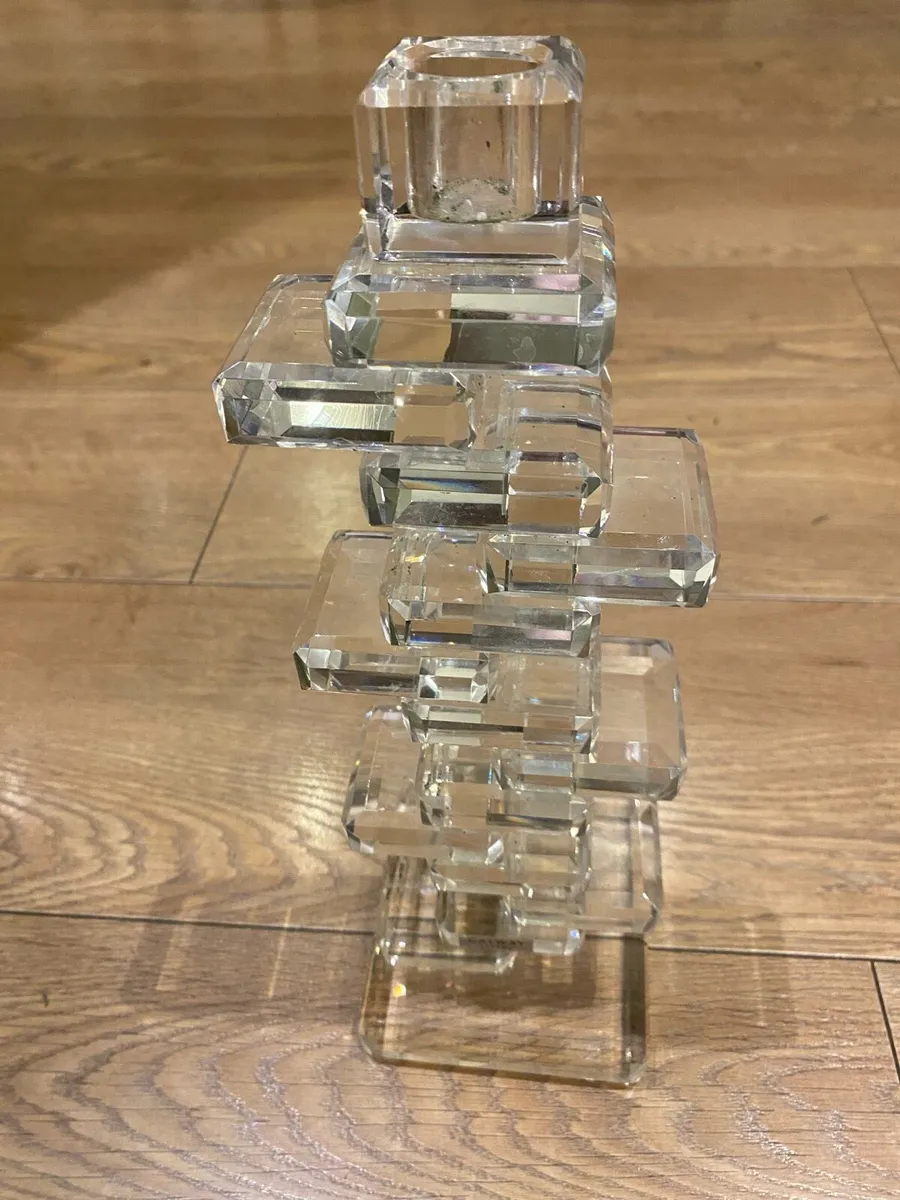 Galway Crystal Candle Holder - Image 1