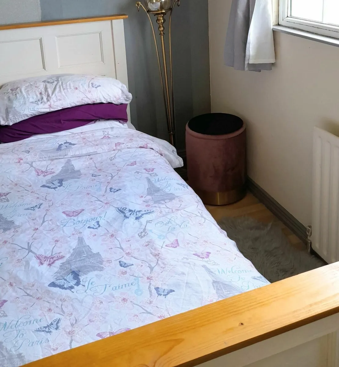 Pine double Bed - Image 3