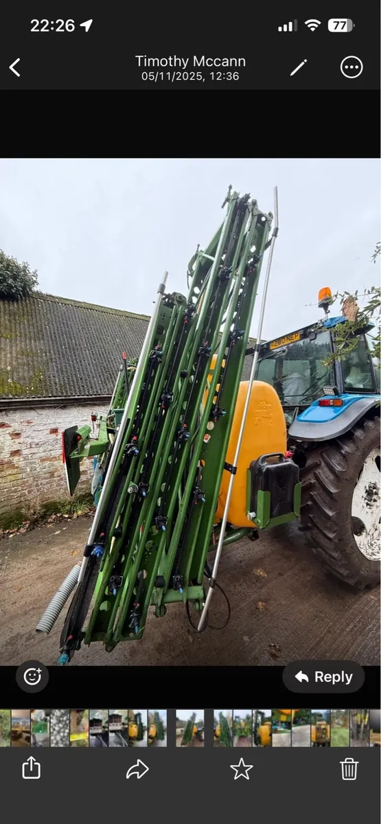 Amazone UF 1200 21m Sprayer - Image 4