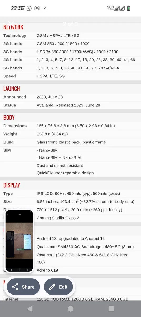 Nokia g42 5 g - Image 2