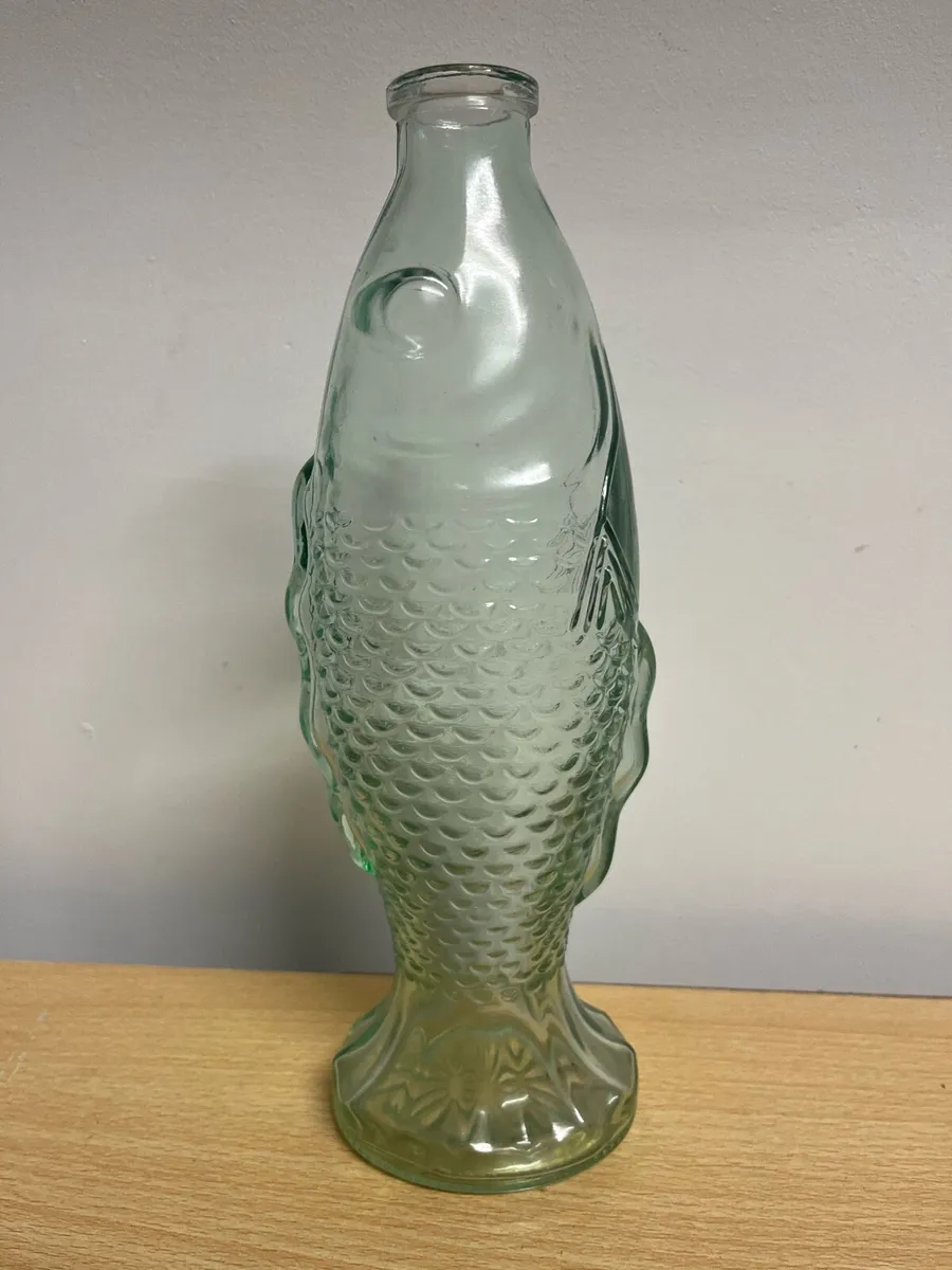 Vintage glass fish bottle - Image 3