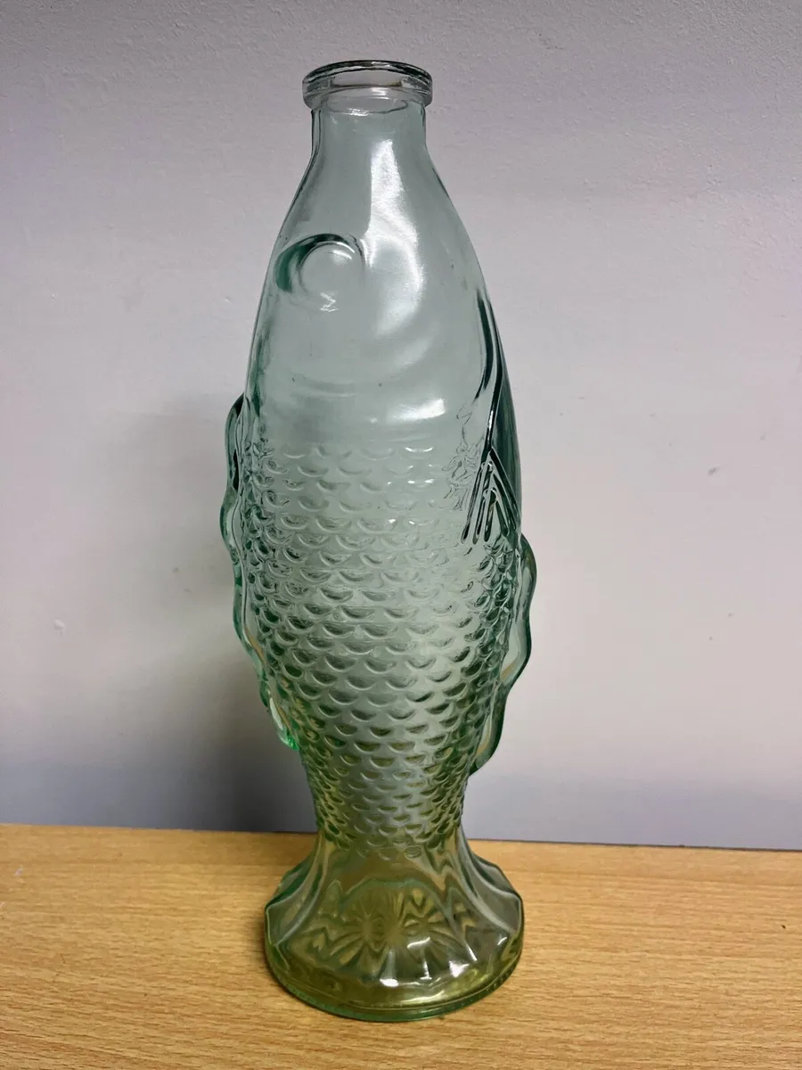 Vintage glass fish bottle - Image 2