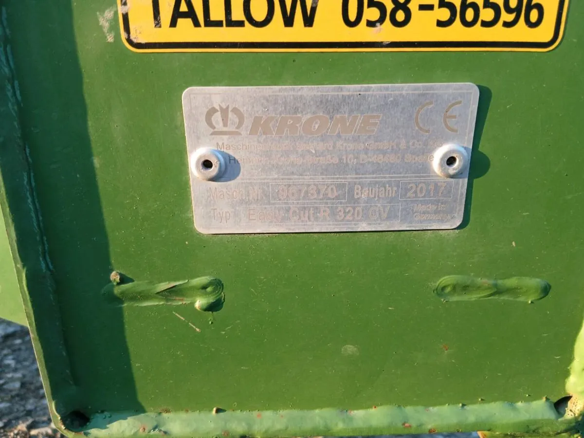 Krone mower 320 cv - Image 3