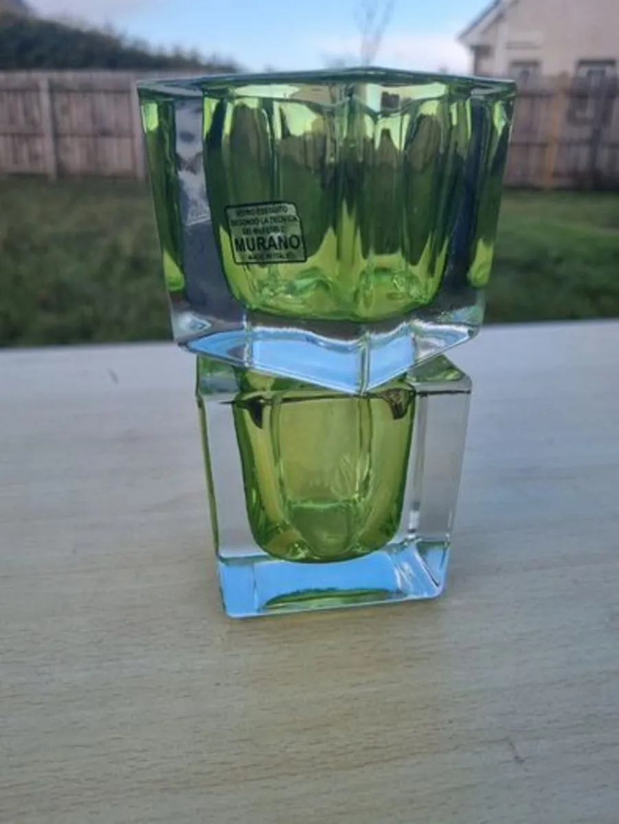 Pair of Murano glass candlesticks - Image 2