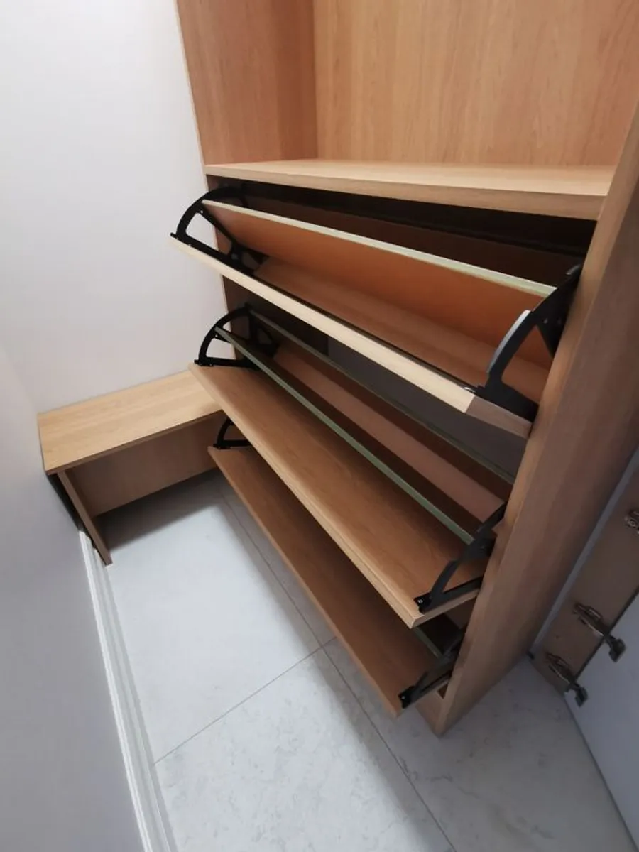 Shoe Storage Unit & Bench - Image 1