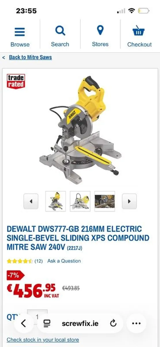 dewalt saw never used - Image 1