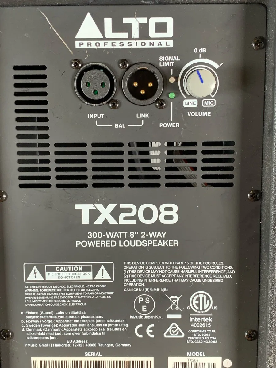Alto Professional TX208 300W 8 2-Way speaker - Image 3