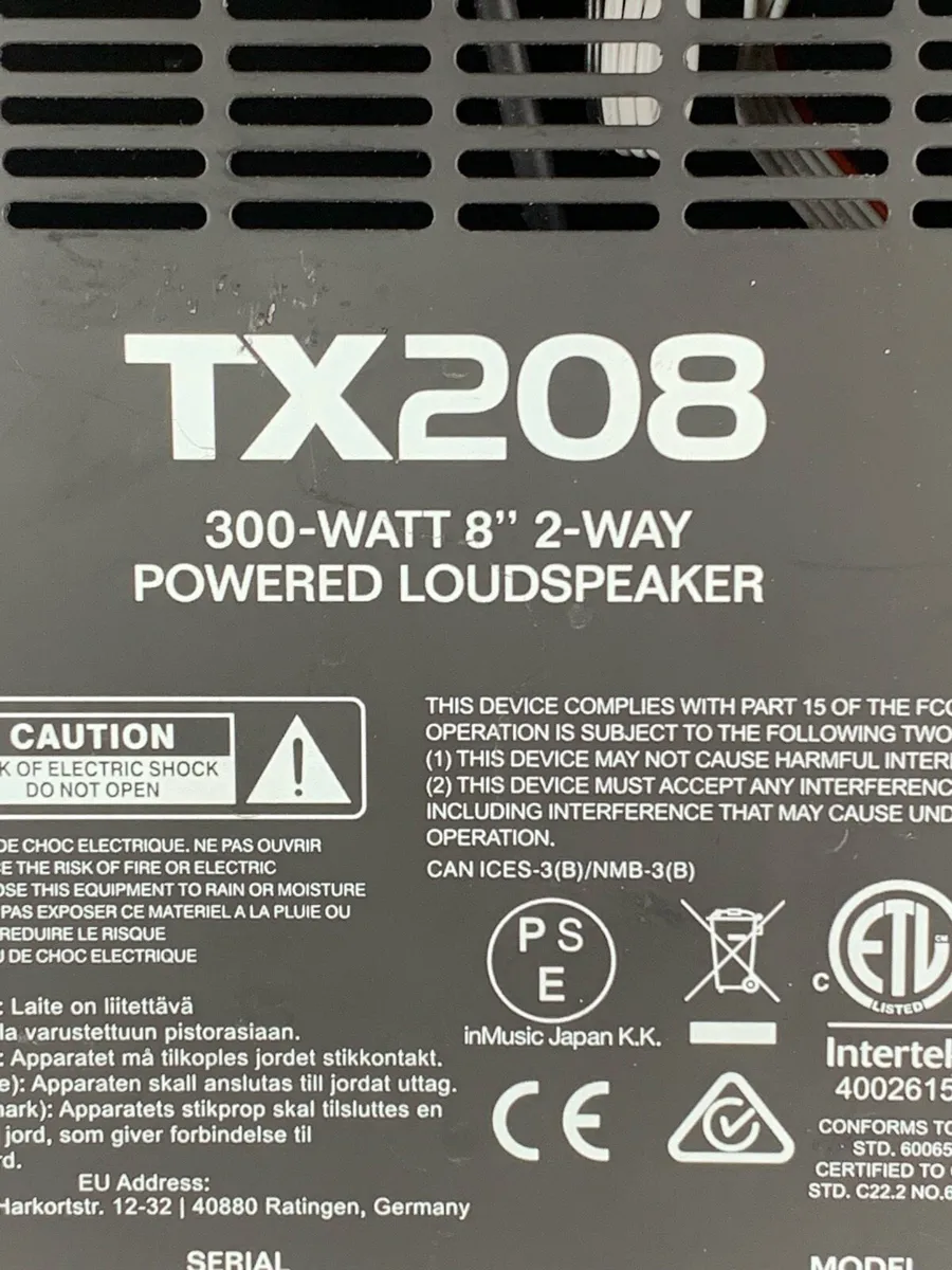 Alto Professional TX208 300W 8 2-Way speaker - Image 4