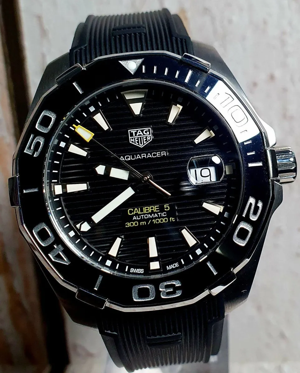 TAG Heuer Aquaracer Men's Black Watch - Image 2