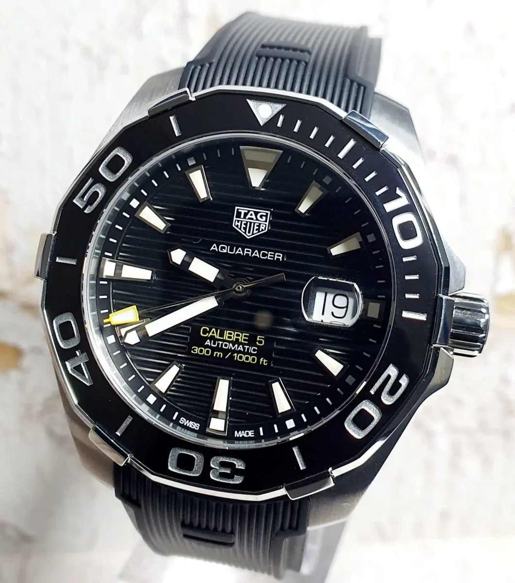 TAG Heuer Aquaracer Men's Black Watch - Image 1