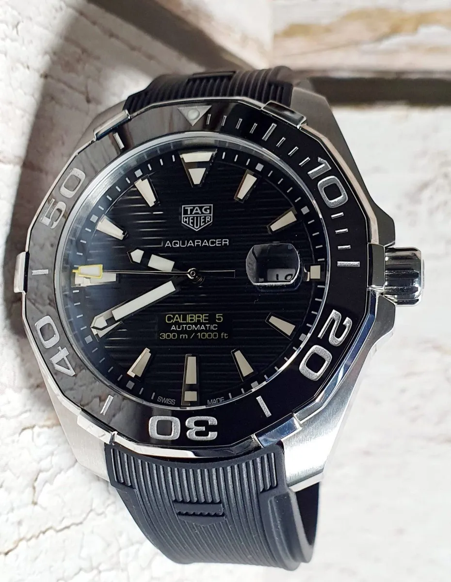 TAG Heuer Aquaracer Men's Black Watch - Image 4