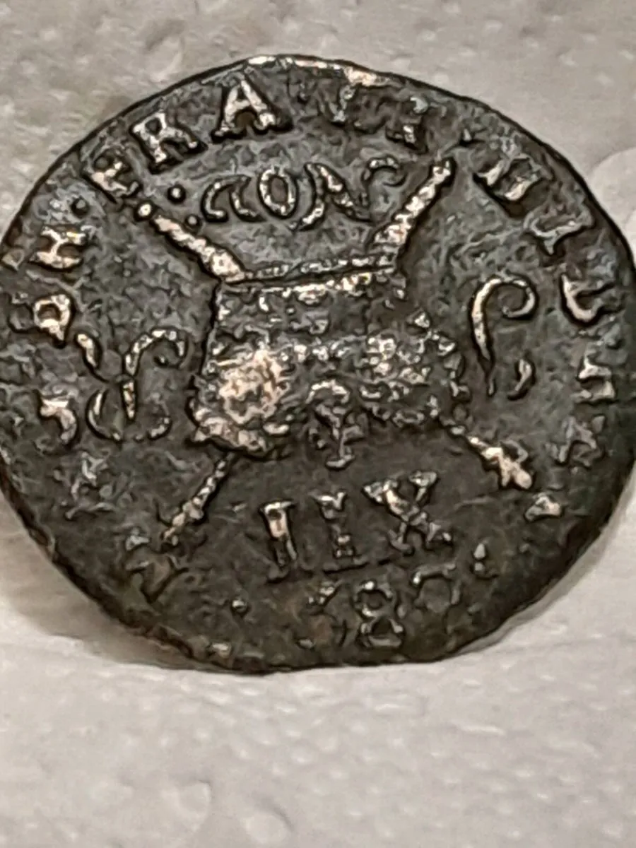 1689 irish coin - Image 2