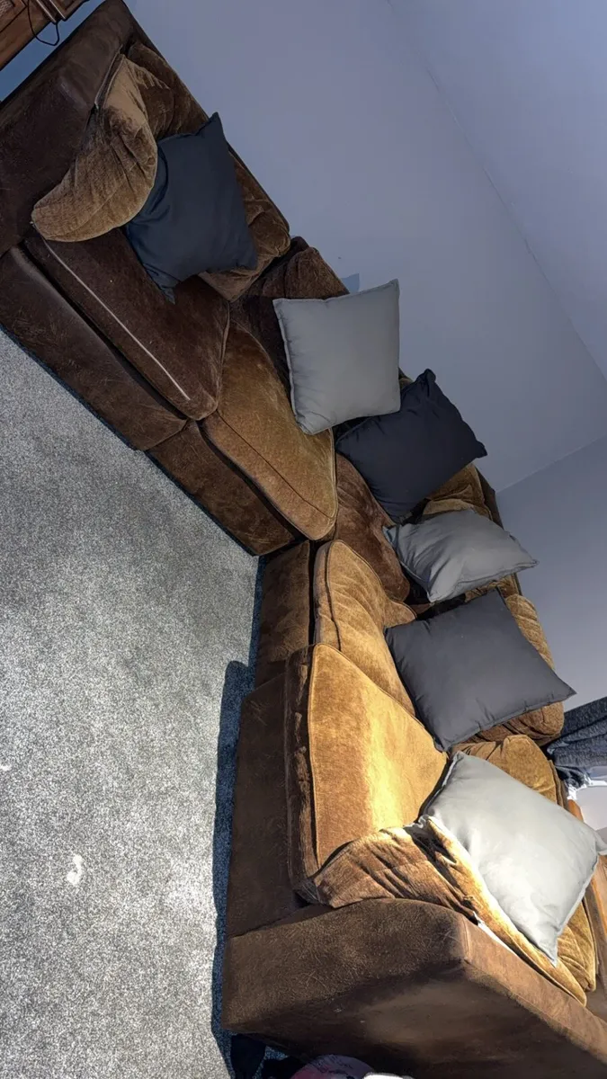 Brown Sofa - Image 3