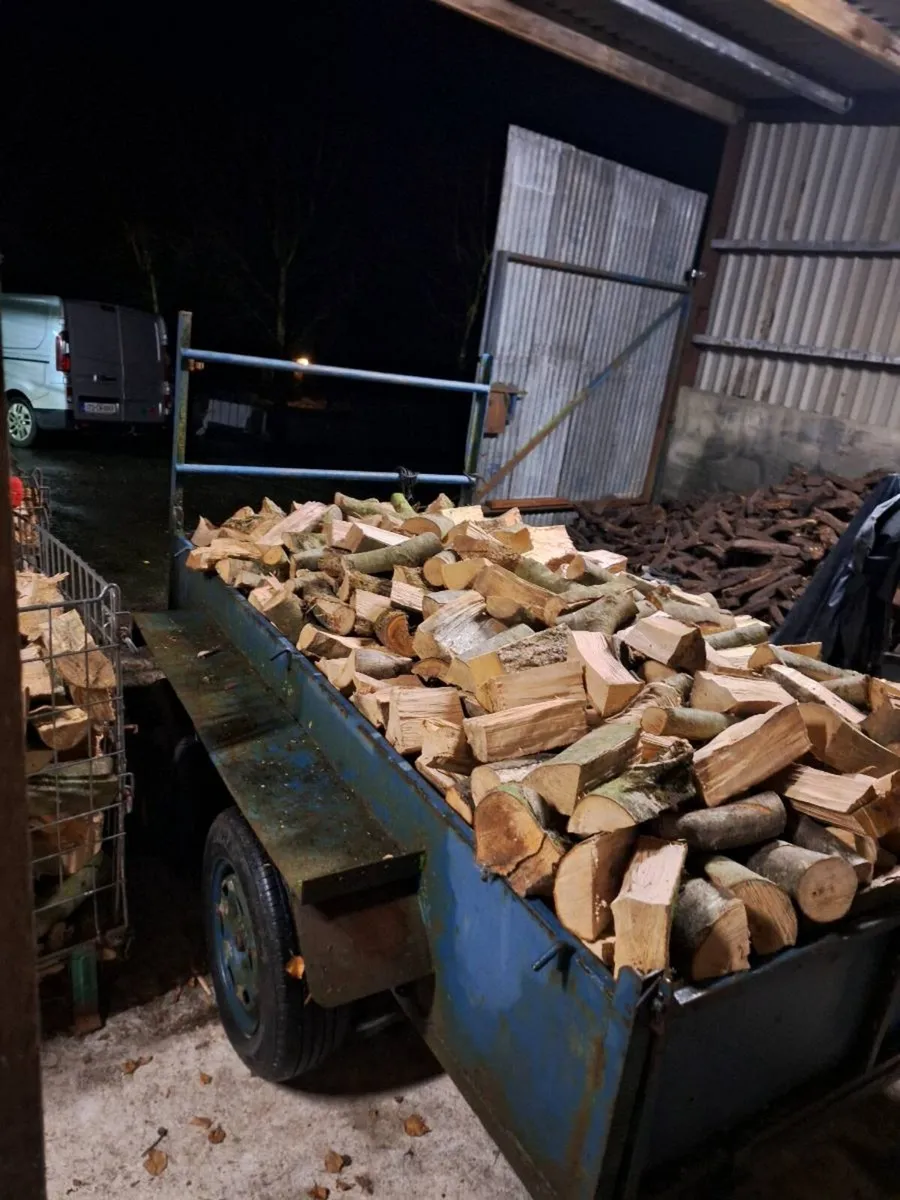 Car trailer load of sticks - Image 1