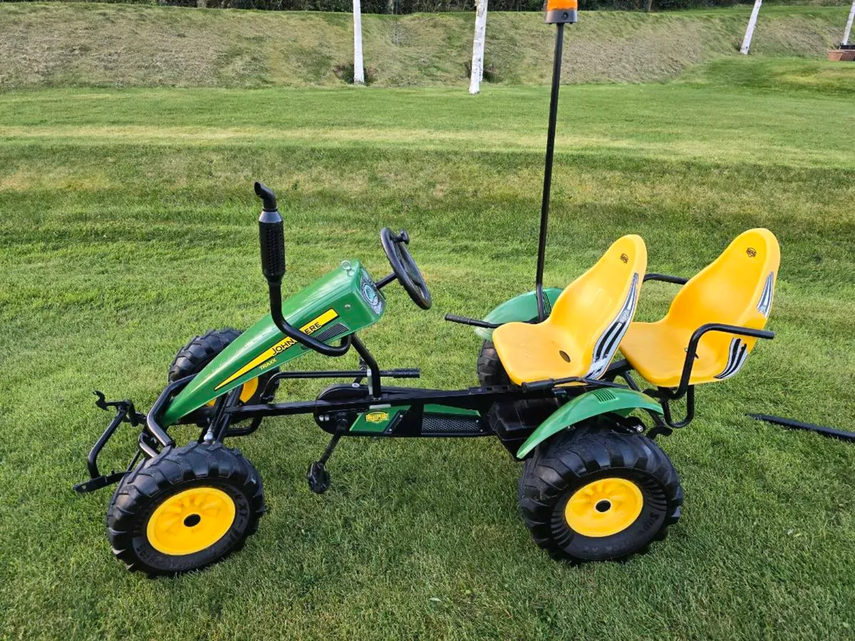 Berg XXL John Deere BFR Go Kart with implements - Image 1