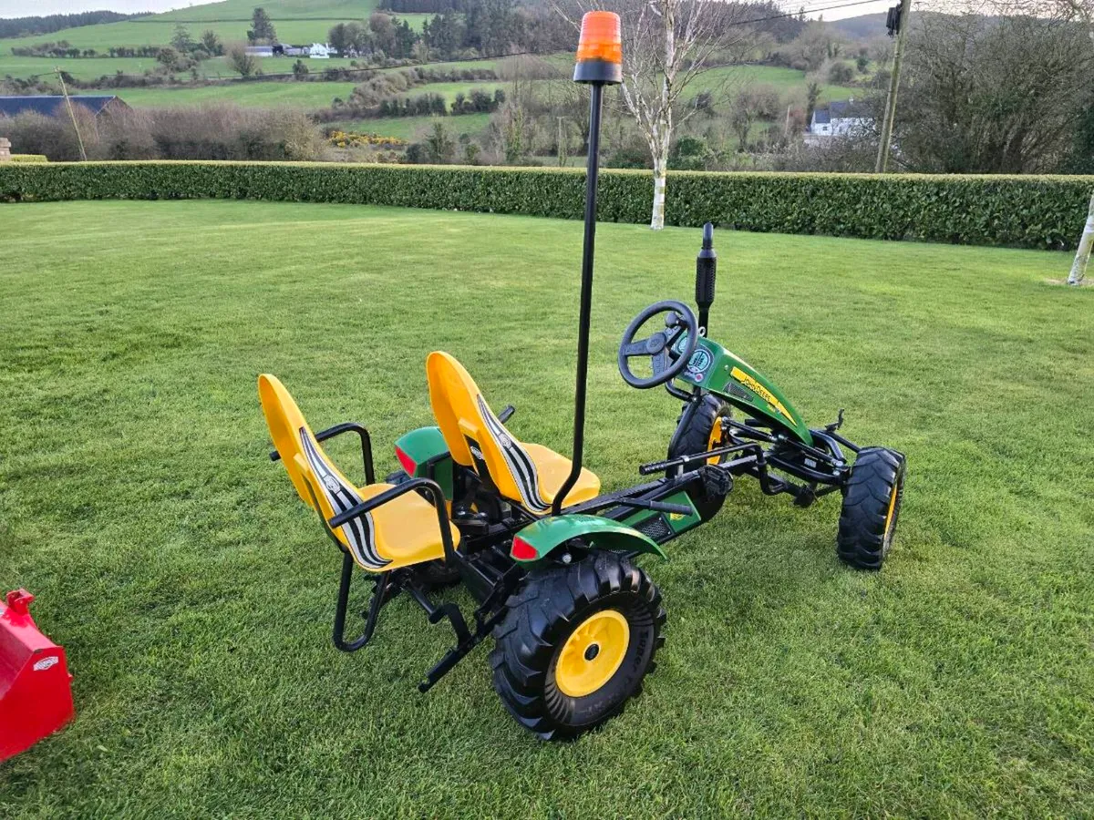 Berg XXL John Deere BFR Go Kart with implements - Image 2