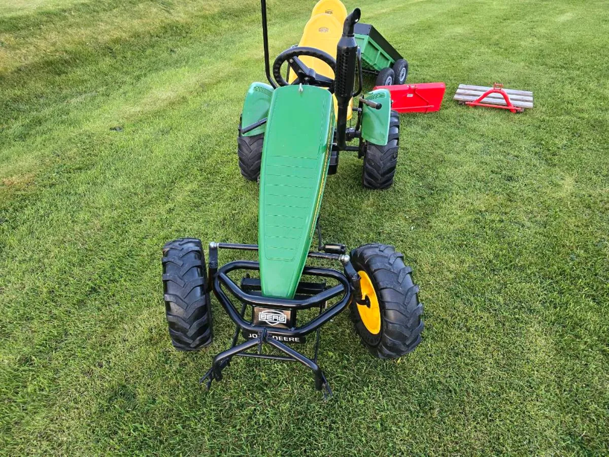 Berg XXL John Deere BFR Go Kart with implements - Image 3
