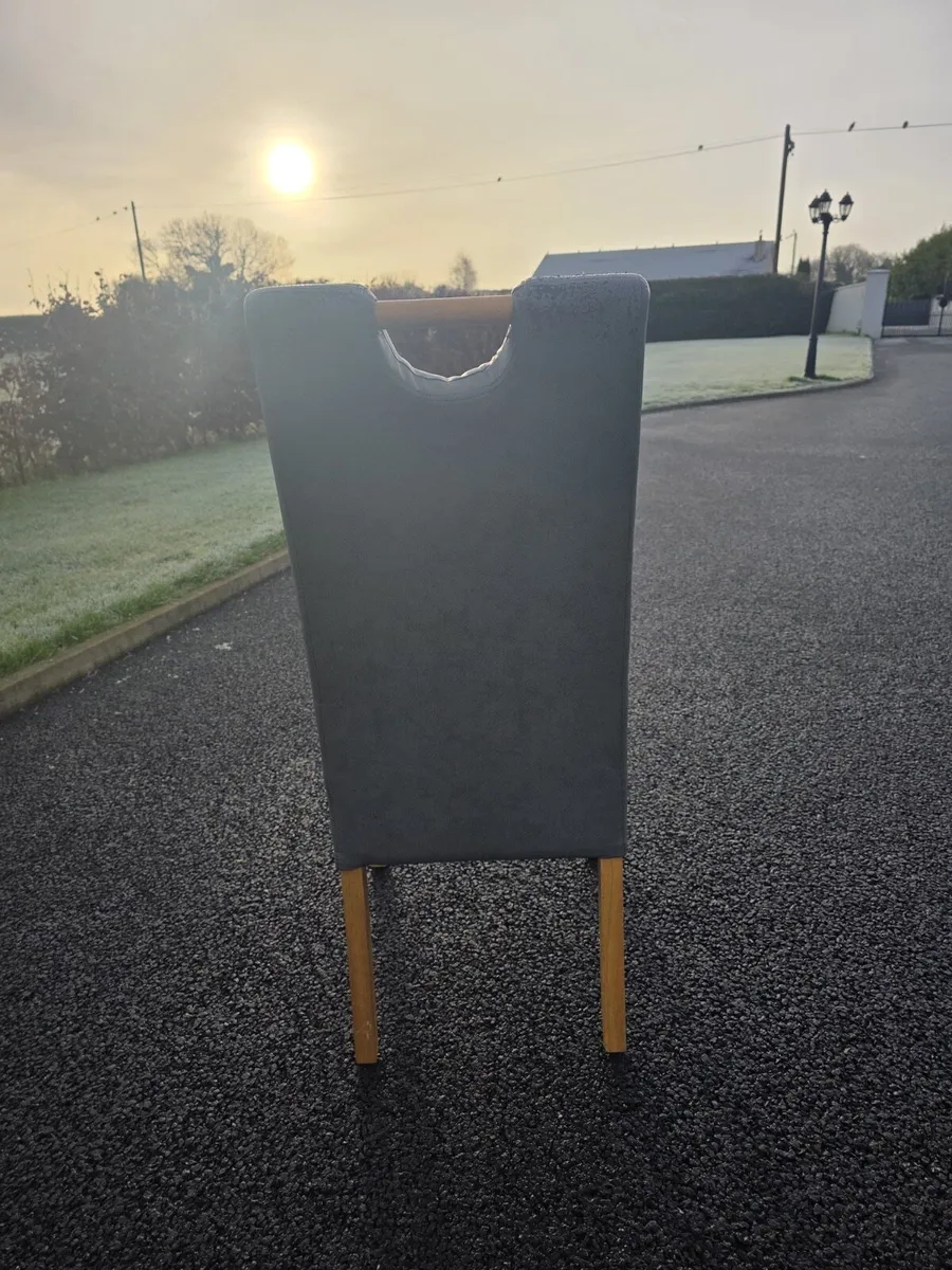 Dining Table Chairs x 6 - Image 4