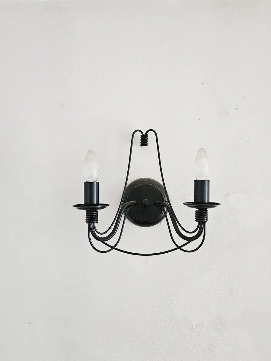 CandleChandelier & matching wall lights - Image 1