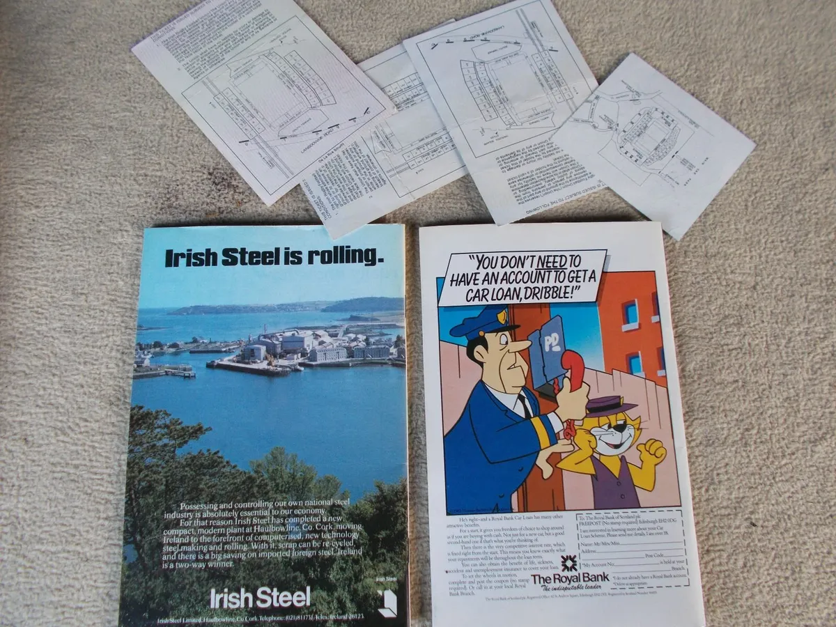 Irish Rugby Programmes & 6 Tickets - Image 3