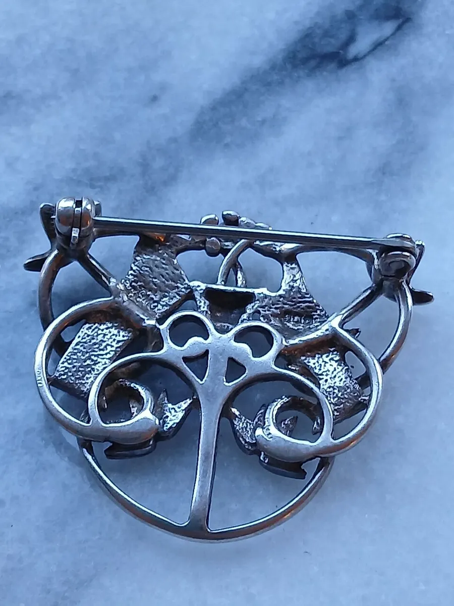 Antique Hallmarked Silver Ornate Spring time Bird - Image 2