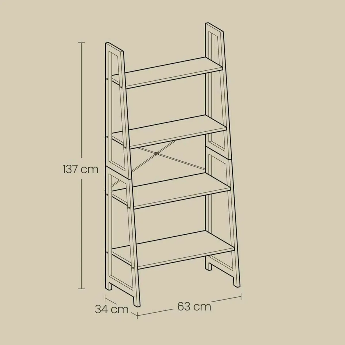NEW Bookcase Display Unit - Fit into car.. - Image 3