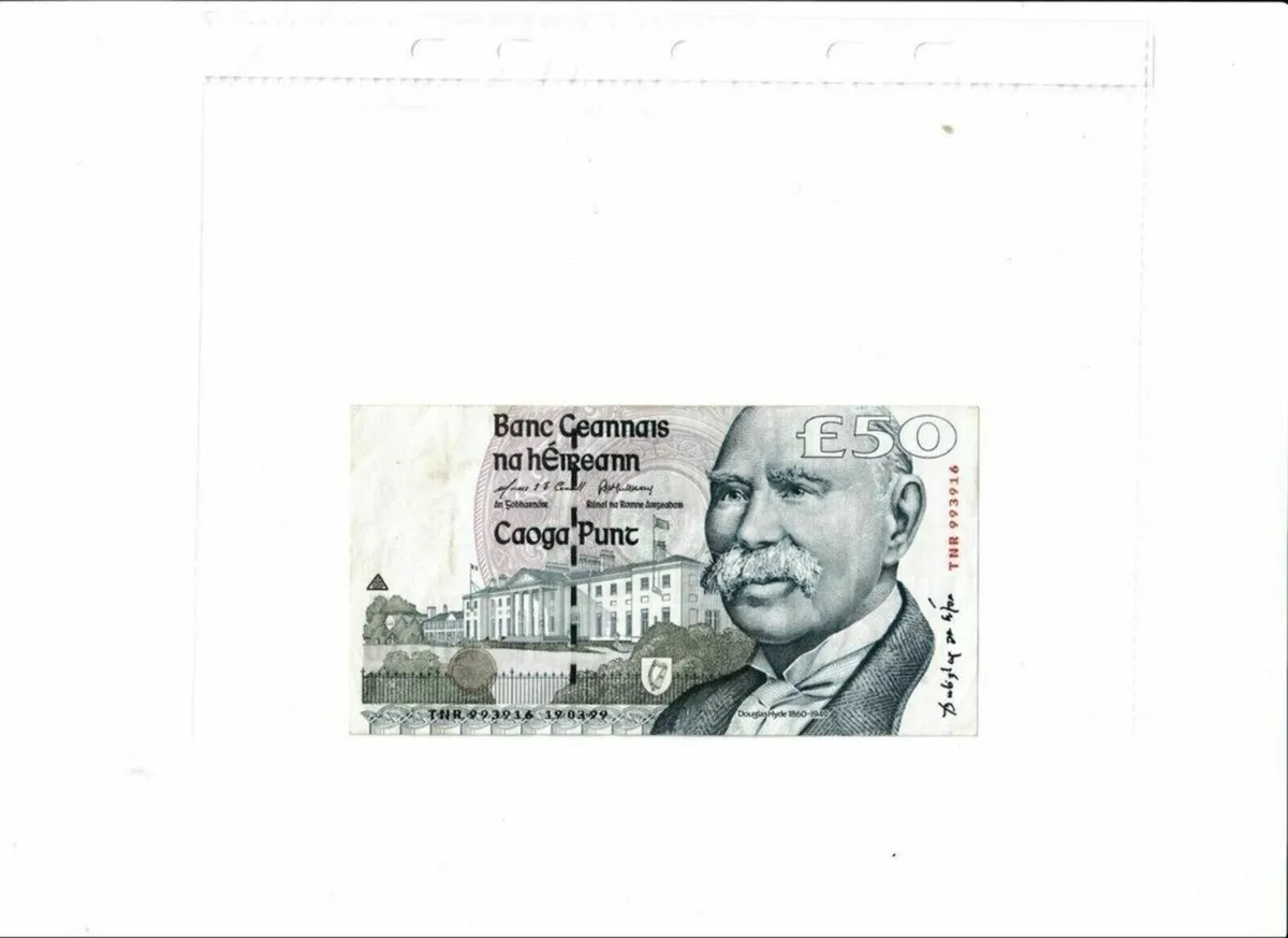 Old Irish C Series 50 Pounds Banknote - Delivery - Image 3