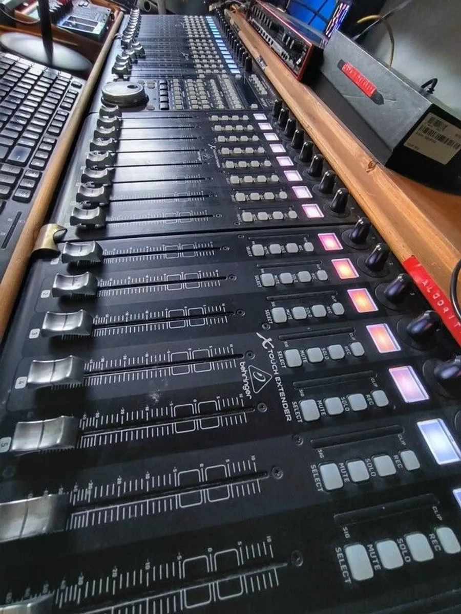 Behringer X-Touch + (3) X-Touch Extenders | 32-Fader Control Surface Bundle - Image 1