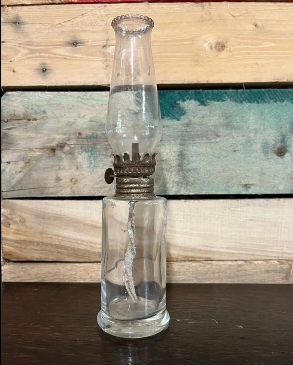 Vintage Austrian oil lamp