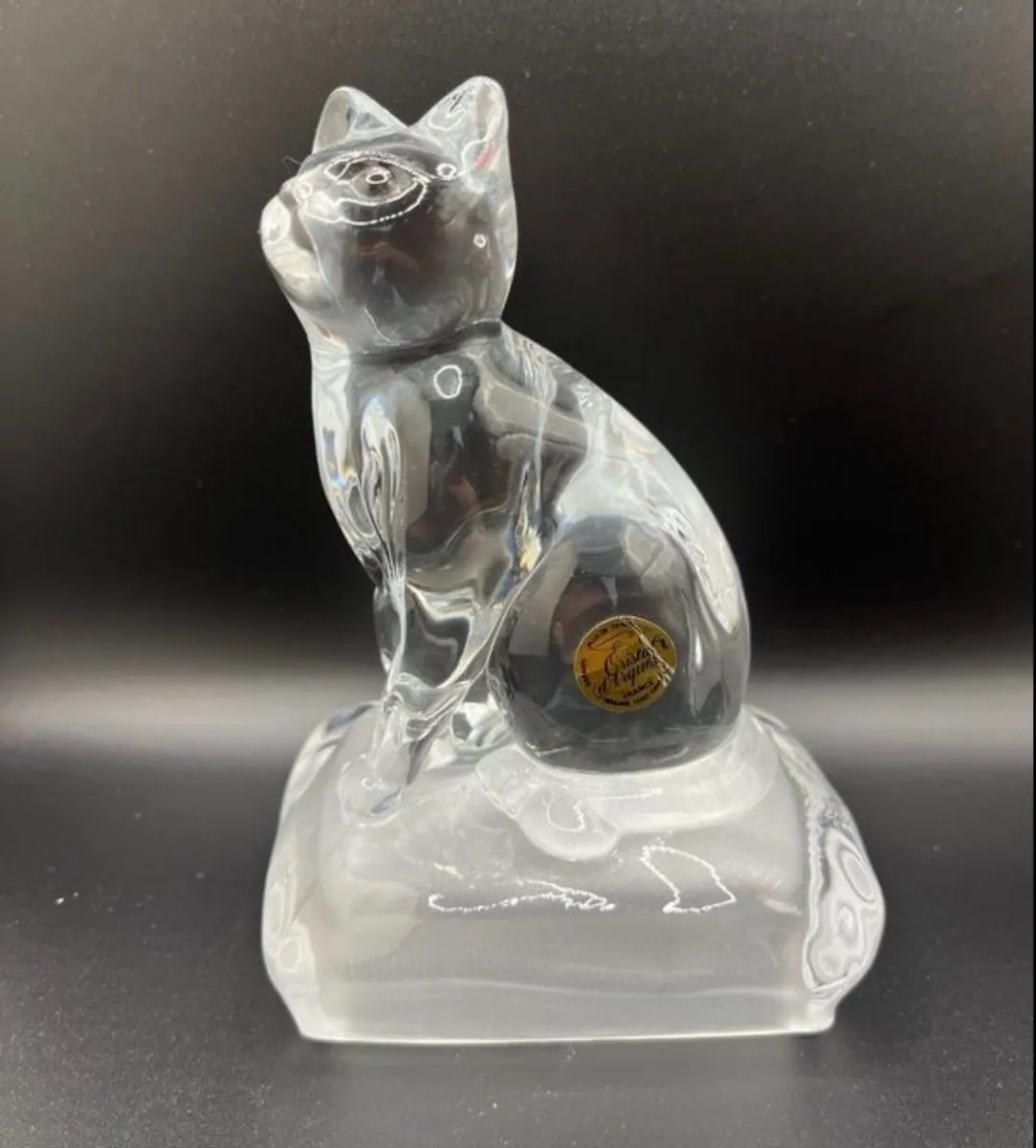 Pair of Vintage Crystal figurines - Image 2