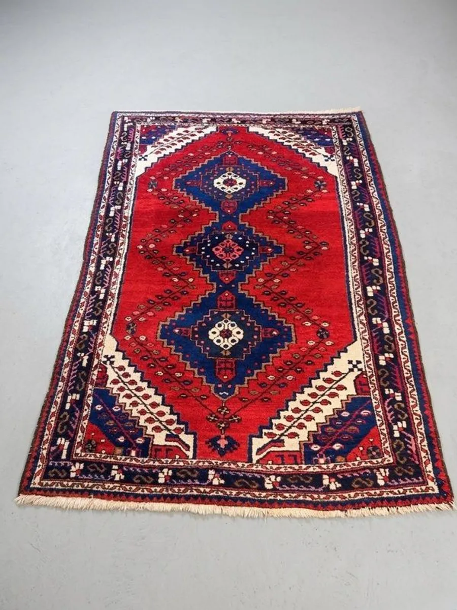 Semi Antique Jalameh Hand Knotted Rug - Image 1