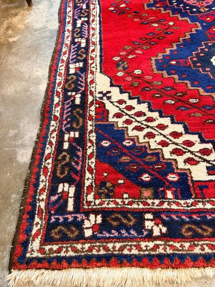 Semi Antique Jalameh Hand Knotted Rug - Image 2