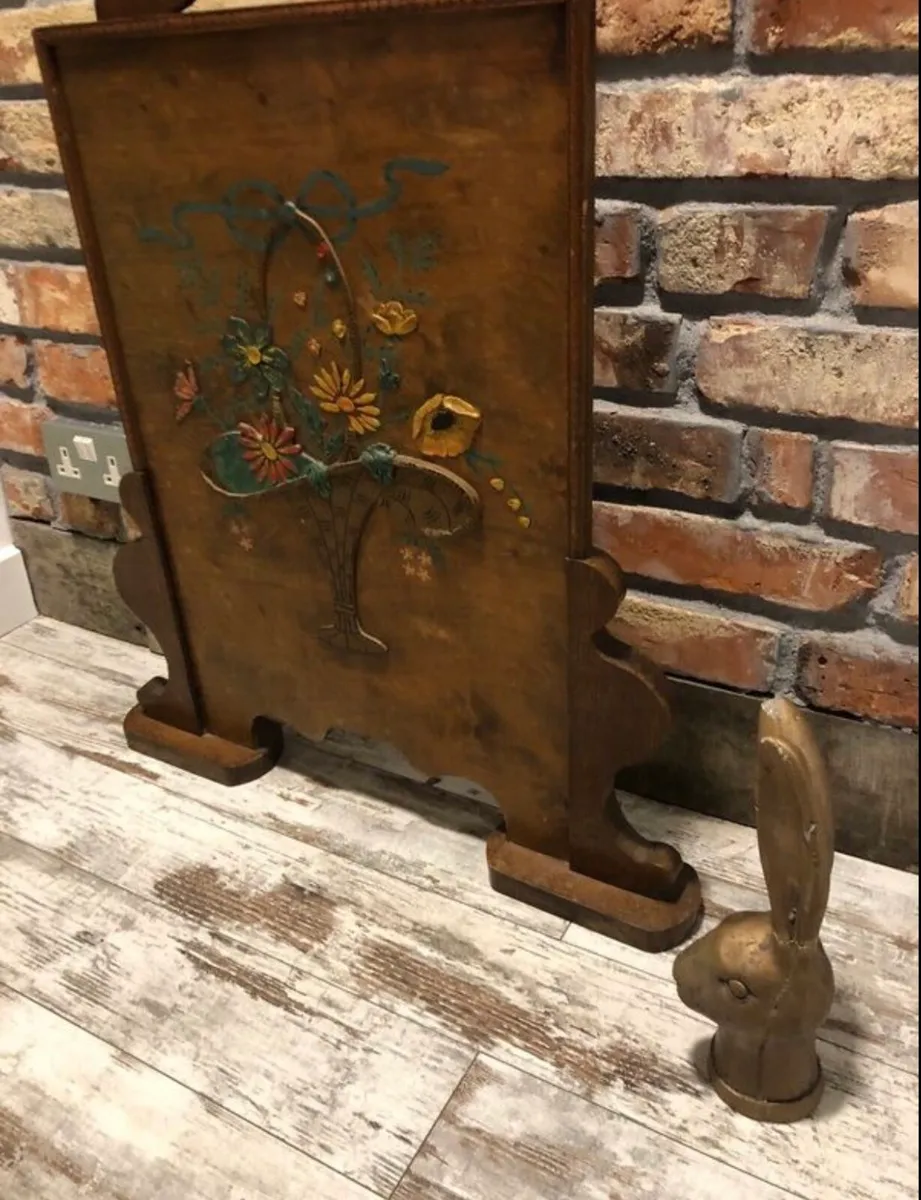 Vintage fire screen - Image 3