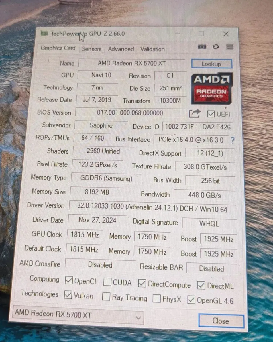RX 5700XT 8GB GDDR6 - Image 2