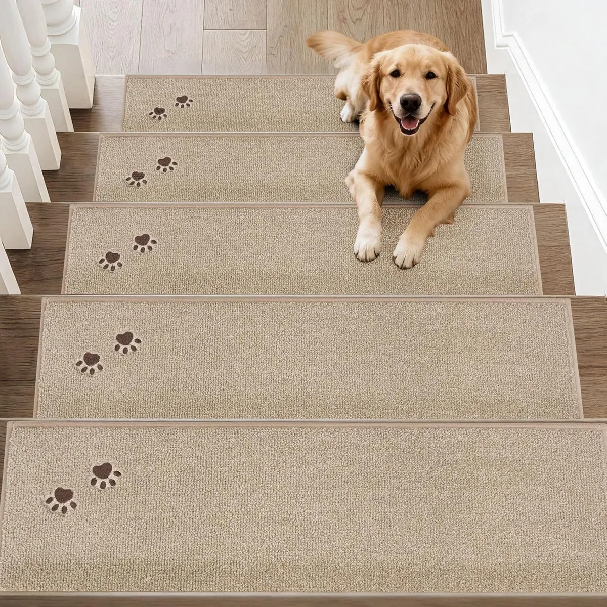 Stair Treads 15 pcs Non Slip 22x70 cm Stairs - Image 1