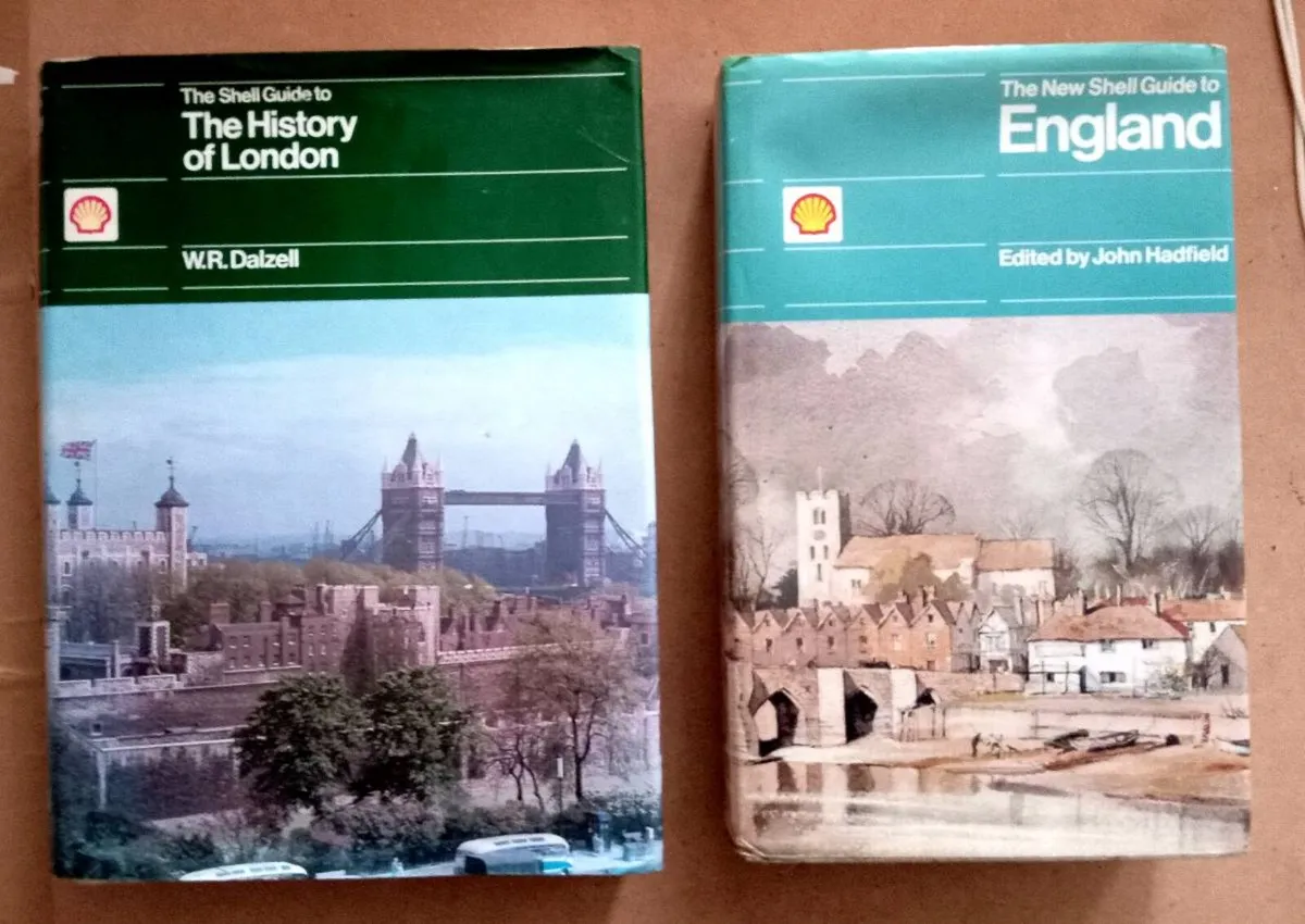 Two Vintage Shell Books London England