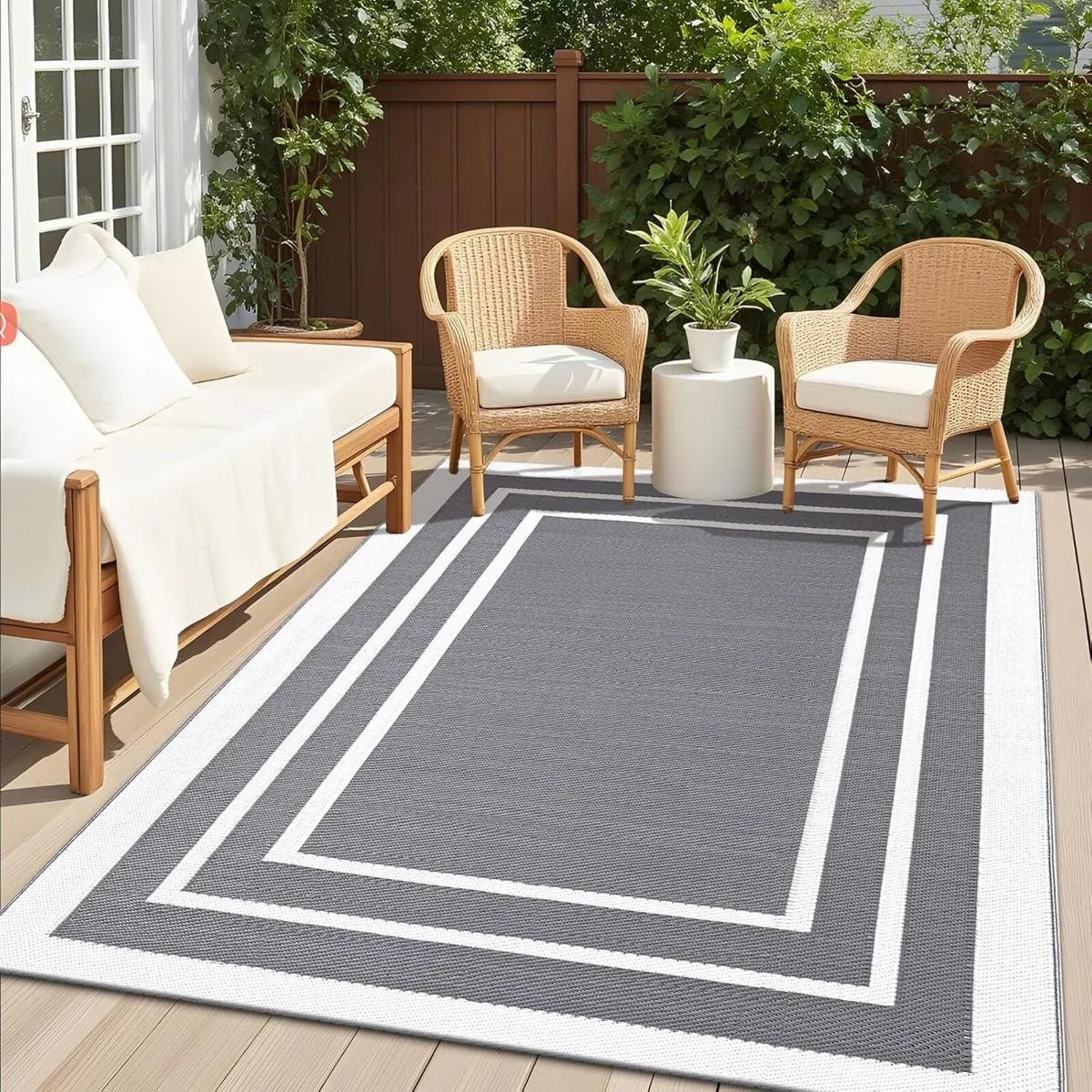 Waterproof Outdoor Rug Anti-slip Reversible UV - Image 1