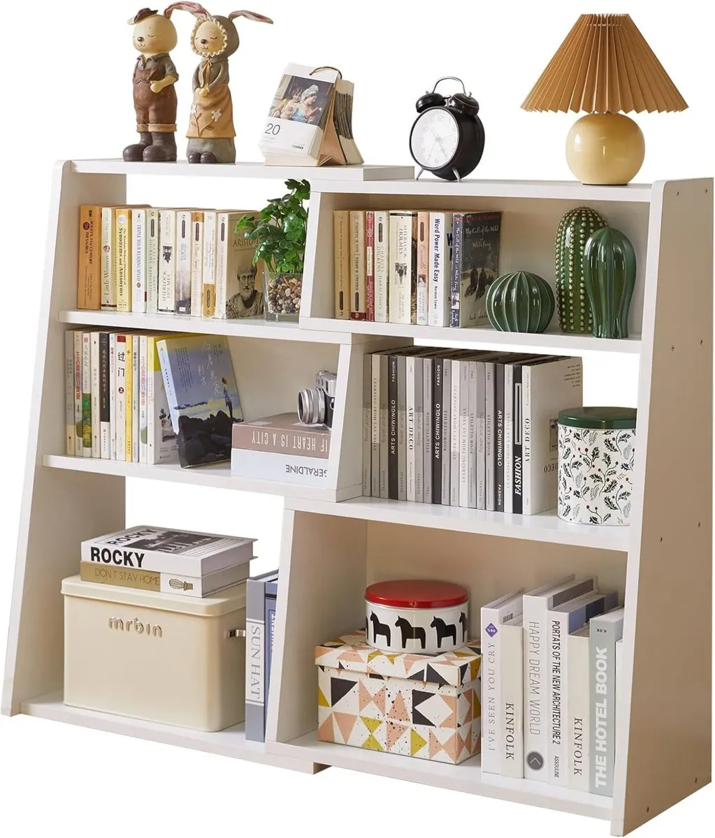 Wooden Extendable Shelf Bookcase Bookshelf - Image 1