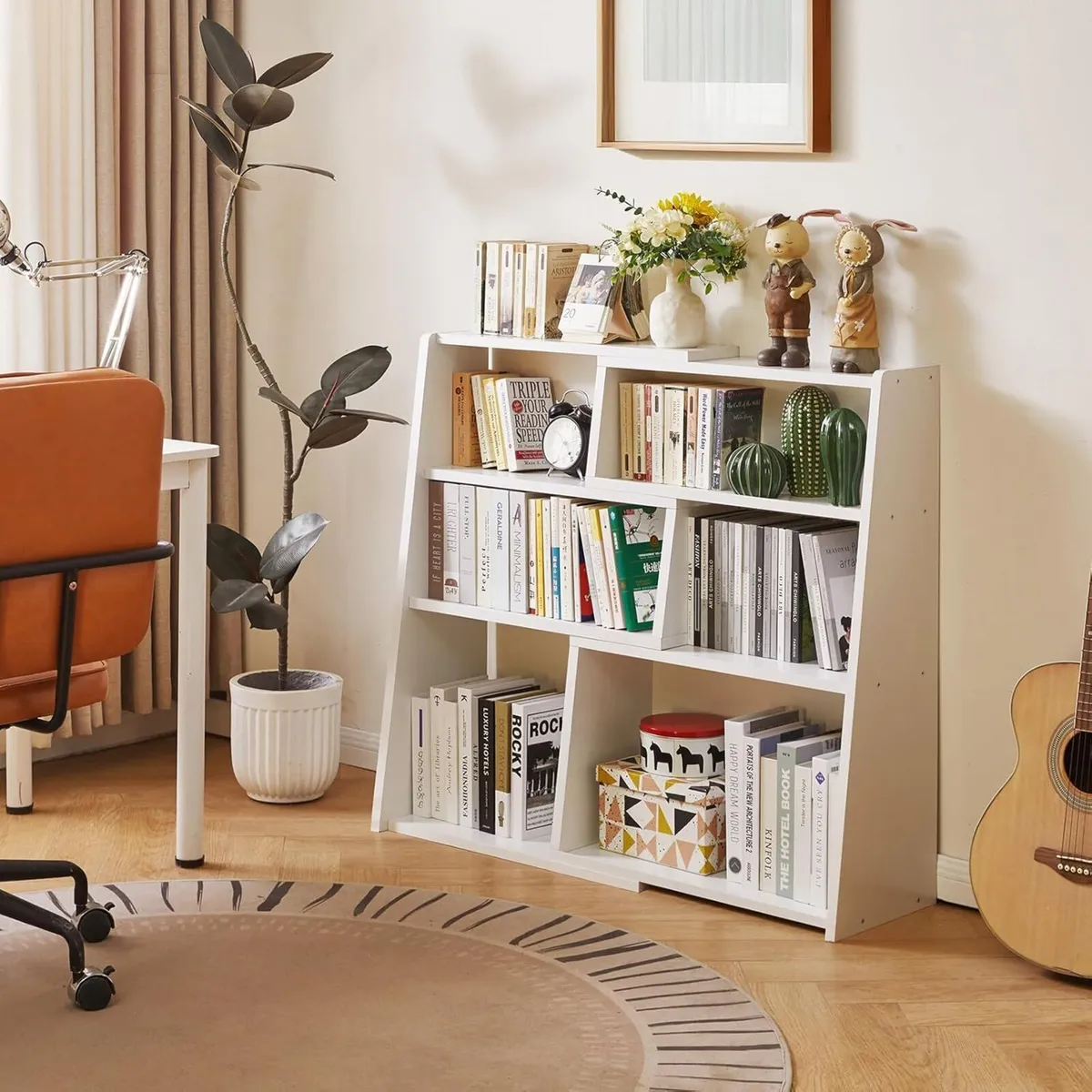 Wooden Extendable Shelf Bookcase Bookshelf - Image 2