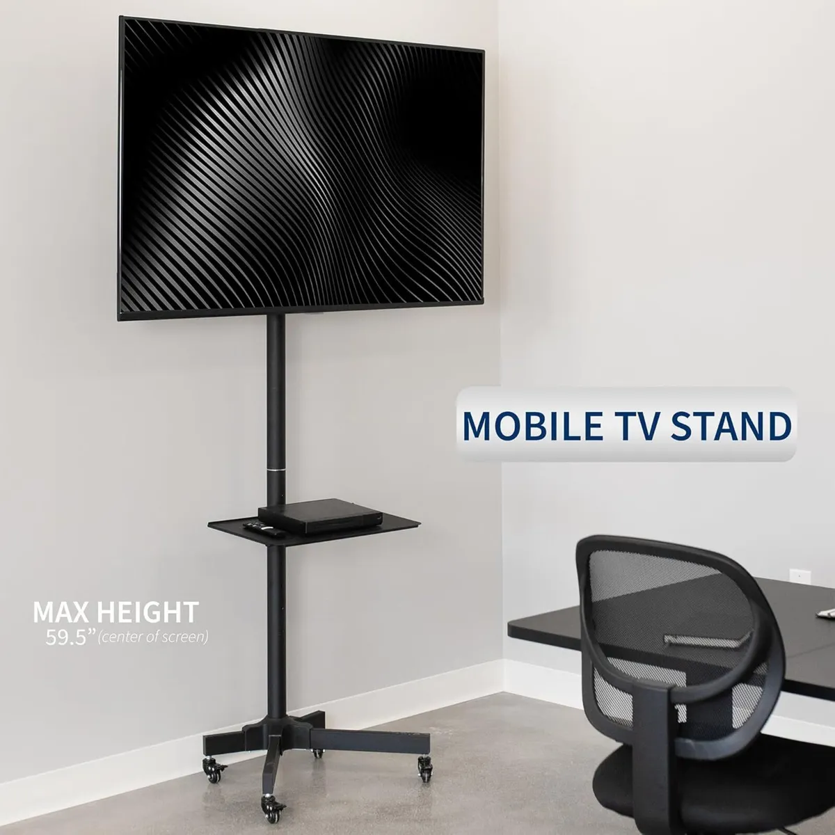 Mobile TV Cart for 13 to 60 inch Screens up 25kg - Image 2