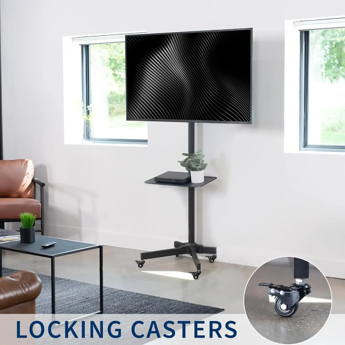 Mobile TV Cart for 13 to 60 inch Screens up 25kg - Image 4