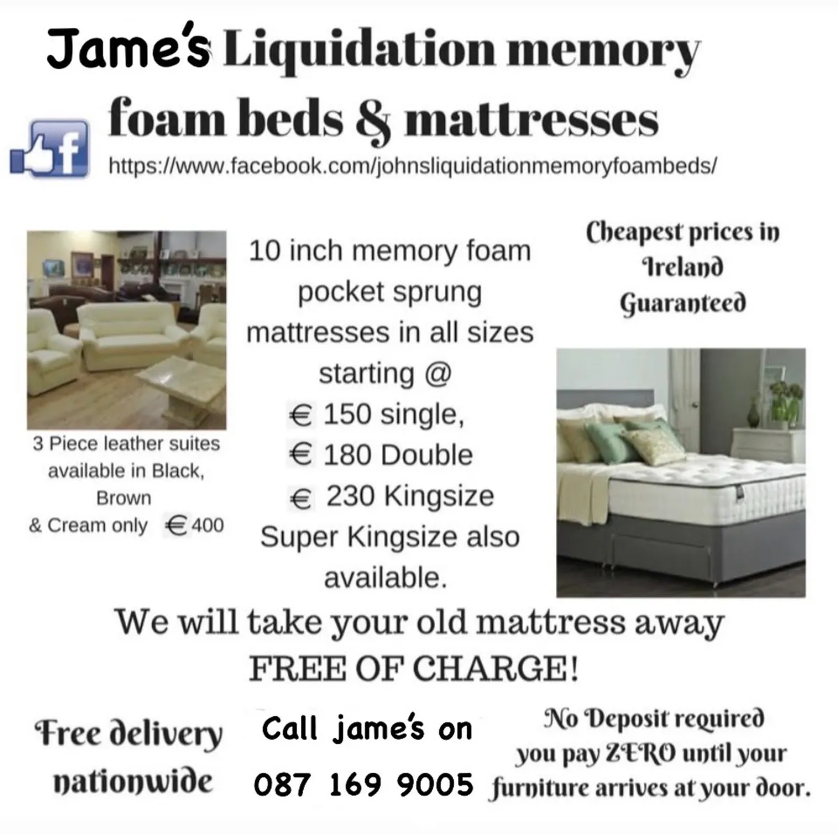 Brand-new Beds available in all sizes☎️🛌 - Image 4